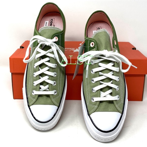 Converse Chuck 70 Low Canvas Street Sage Green Csaual Shoes Men’s Size 168931C - Picture 3 of 10